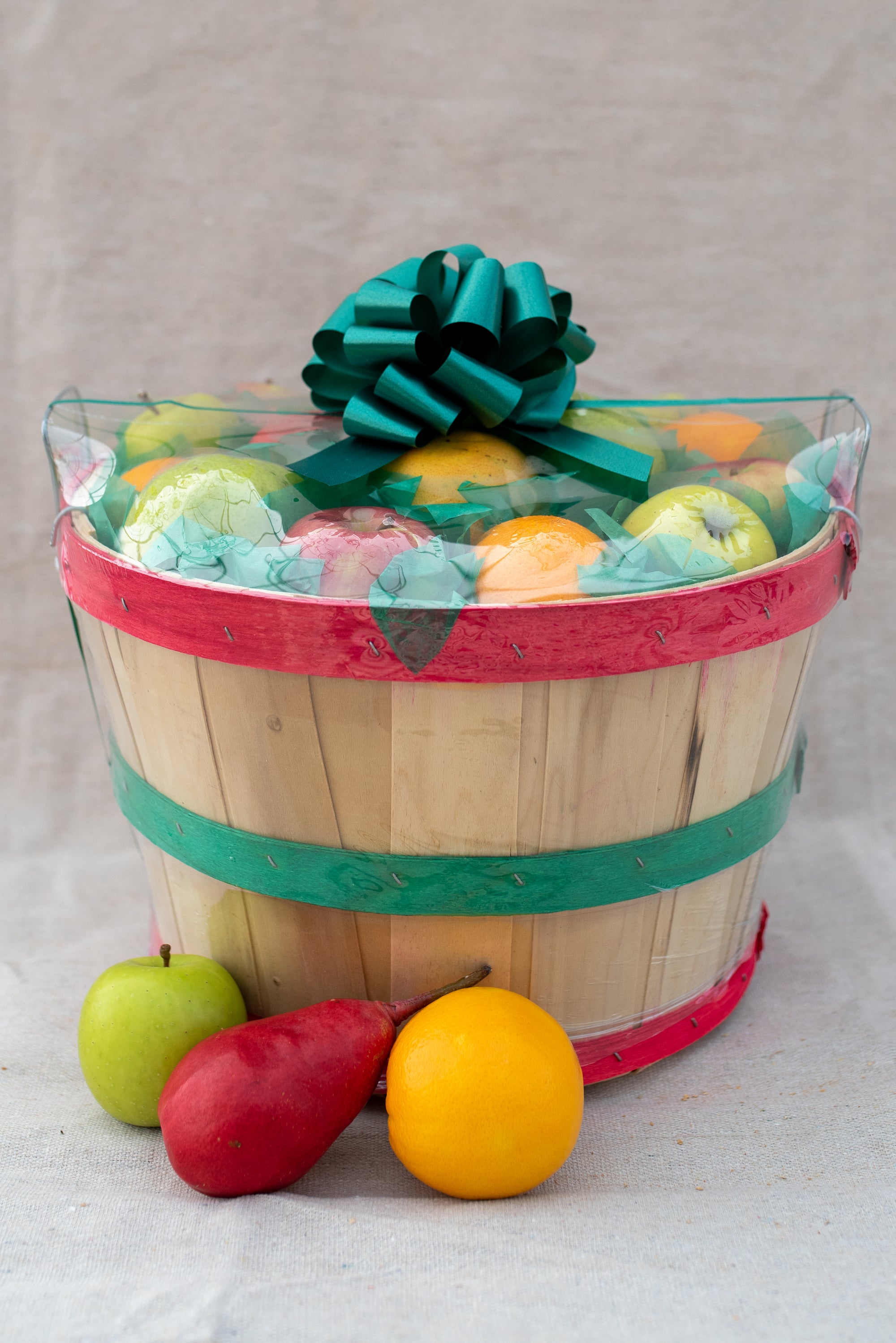 Fruit Mix Half Bushel Flat Top Basket