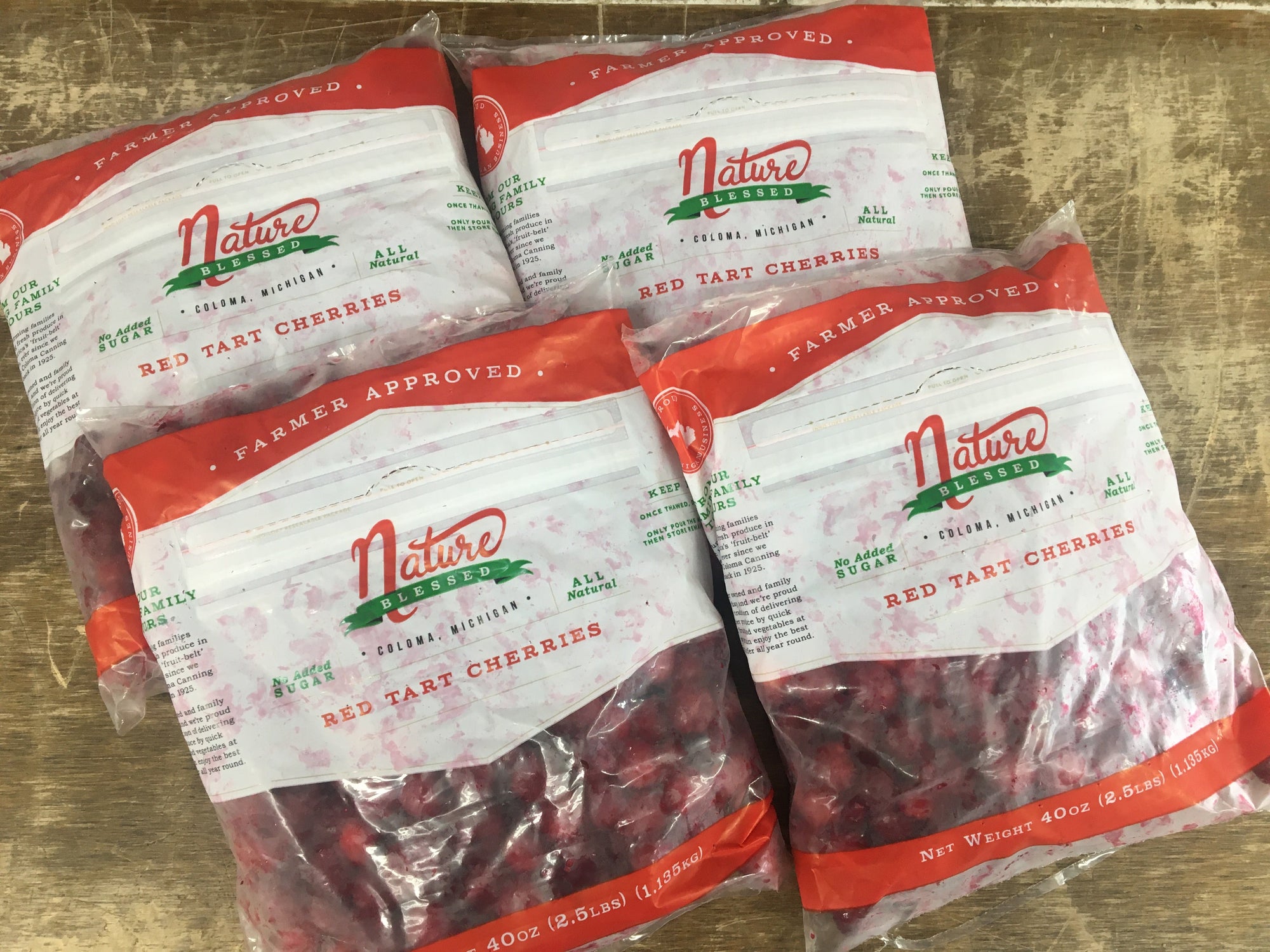 Pre-Order FROZEN Tart Cherries 10lb