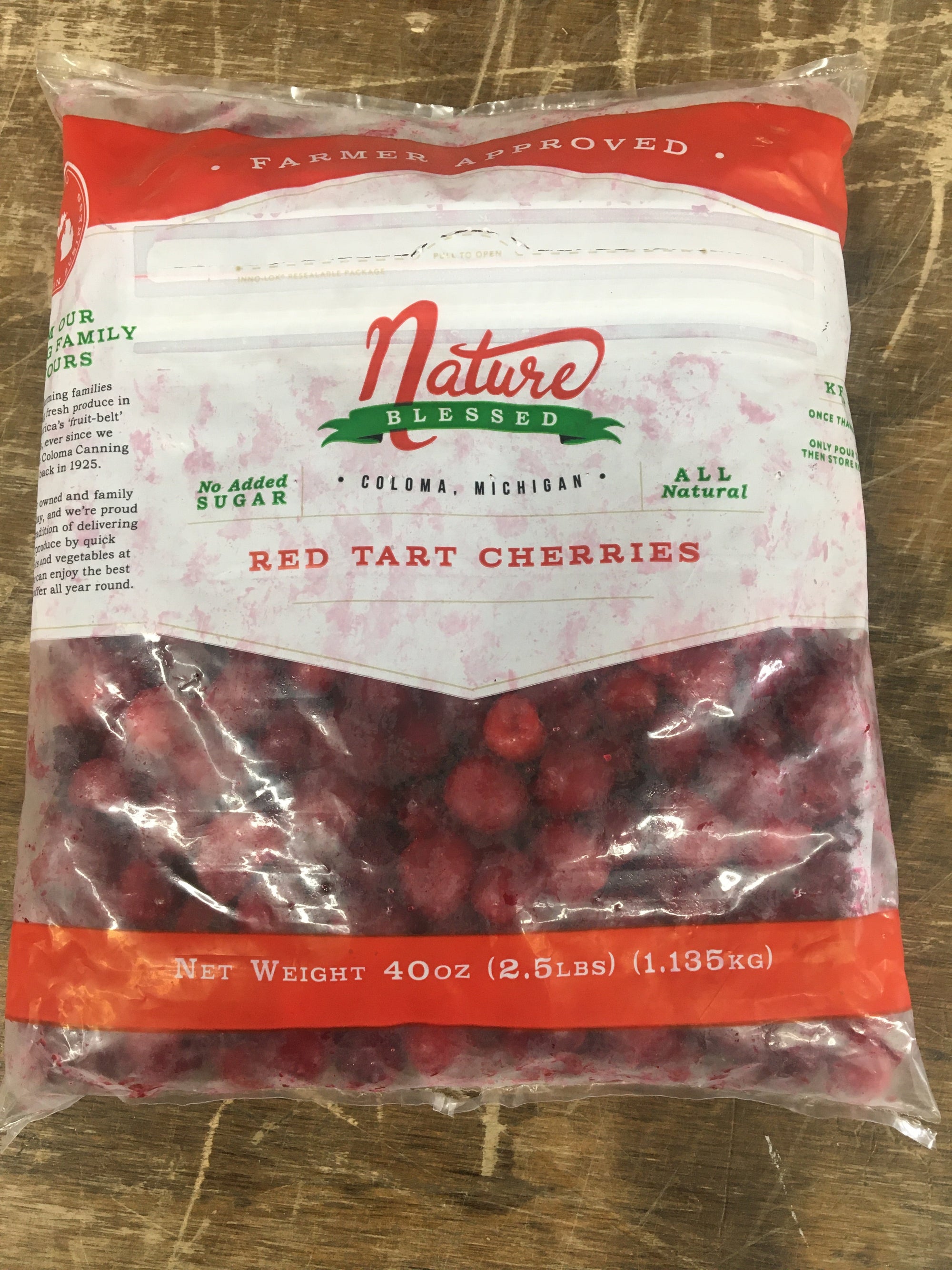Pre-Order FROZEN Tart Cherries 10lb