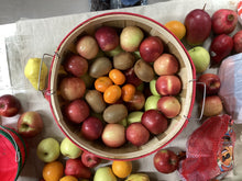 Load image into Gallery viewer, Tropical Fruit Mix Half Bushel Flat Top Basket
