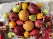 Load image into Gallery viewer, Tropical Fruit Mix Half Bushel Flat Top Basket
