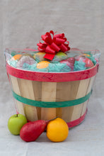 Load image into Gallery viewer, Tropical Fruit Mix Half Bushel Flat Top Basket
