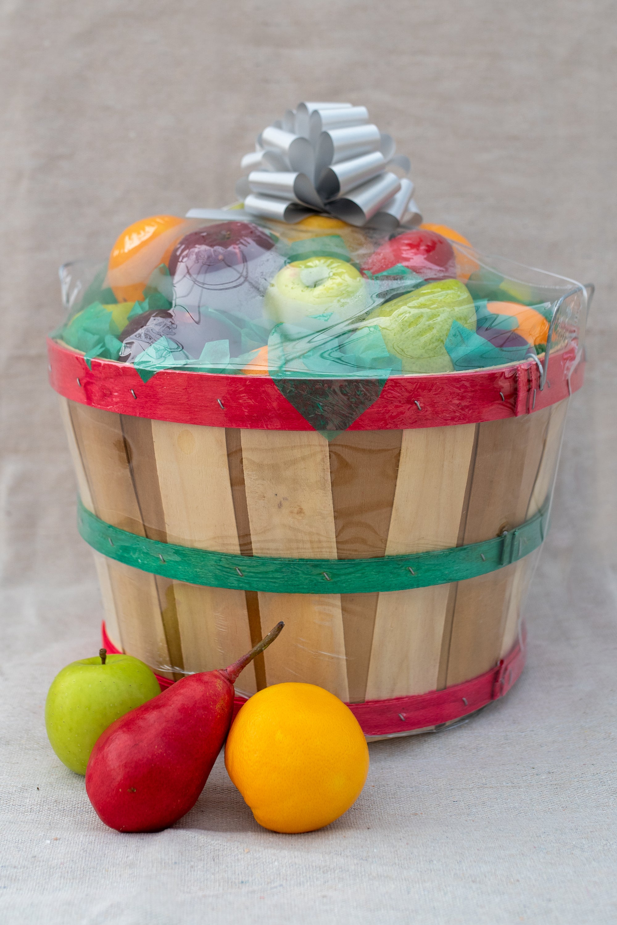 Fruit Mix Half Bushel Round Top Basket