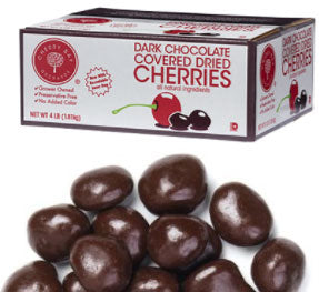 Pre-Order Dried Dark Chocolate Covered Cherries 4lb Box